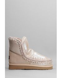 Mou - Eskimo 18 Low Heels Ankle Boots - Lyst