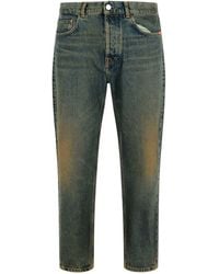 AMISH - 'Jeremiah' Dirty Cotton Jeans - Lyst
