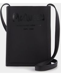 ショルダーバッグ alexander mcqueen Liberty Mini Crossbody in Black Polyester McQueen Liberty Mini Crossbody in Black for Men | Lyst