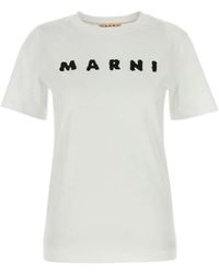 Marni - Cotton T-Shirt - Lyst