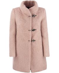 Fay - Romantic - Wool, Mohair And Alpaca Blend Coat - Lyst