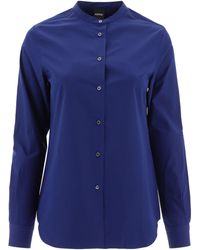 Aspesi Mandarin Collar Shirt - Blue