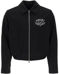Amiri - Blouson Jacket With Arts District Embroidery - Lyst