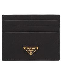 Prada - Saffiano Card Holder Accessories - Lyst