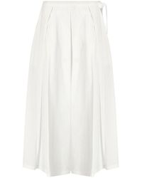 Weekend by Maxmara - Folk Midi Skirt - Lyst