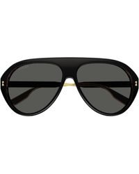 Gucci - Gg1515S Linea Lettering Sunglasses - Lyst