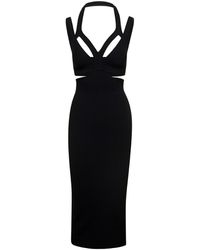 Dion Lee - 'Interlink' Midi Dress With Cut-Out Detail - Lyst