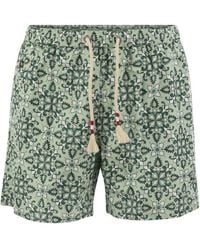 Mc2 Saint Barth - Lightweight Fabric Swimming Costume With Print - Lyst