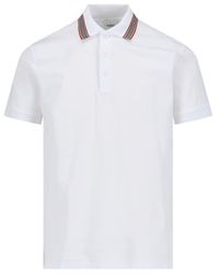 Burberry - Logo Polo Shirt - Lyst