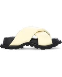 Jil Sander Flat sandals for Women - Up to 50% off | Lyst