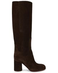 Casadei - Cleo' Suede Boots - Lyst