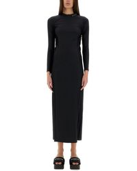 【送料&関税込】T by Alexander Wang Long Dress With Logo Alexander Wang Logo Maxi Dress Black Size 8 | The Volte