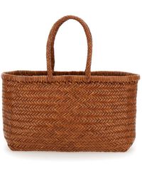 Dragon Diffusion Bamboo Triple Jump Big Tote Bag in Brown | Lyst