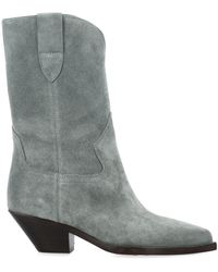 Isabel Marant - Dahope Suede Cowboy Boots - Lyst