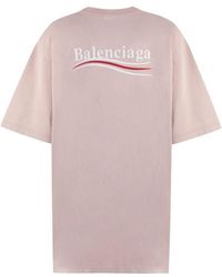 Balenciaga - Political Campaign Oversized T-Shirt - Lyst