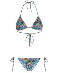 Etro - Triangle Bikini Set - Lyst