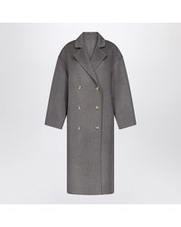 Loulou de Saison - Borneo Lds Melange Coat - Lyst