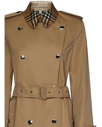 Burberry - Montrose Belted Cotton Trench Coat - Lyst