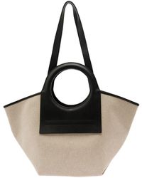 Hereu - 'Cala S' And Handbag With Leather Handles - Lyst