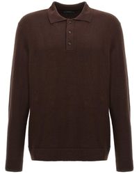 Zanone - Cashmere Wool Polo Shirt - Lyst
