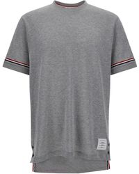 Thom Browne - Short Sleeve Crew Neck T-Shirt - Lyst