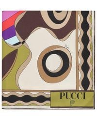 Emilio Pucci - Printed Silk Scarf - Lyst