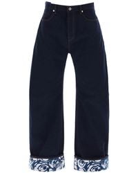Burberry - Japanese Denim Baggy Jeans In - Lyst