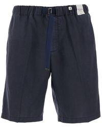 Myths - Bermuda Pants With Elastic Drawstring Waist - Lyst