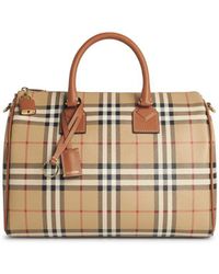 Burberry - 'Bowling' Leather Bag - Lyst