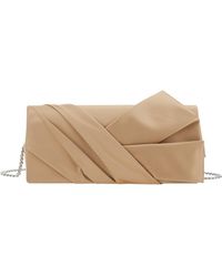 Alberta Ferretti - Clutch Bag With Geometric Inserts Design - Lyst