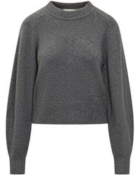 Isabel Marant - Gray Wool And Cashmere Pullover - Lyst
