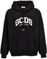 Gcds - Logo Embroidery Hoodie Sweatshirt - Lyst