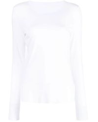 Wolford - Crew Neck Long-sleeved Jumper - Lyst