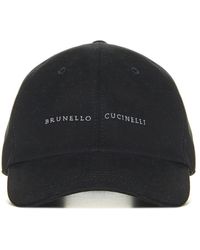 Brunello Cucinelli - Logo Cotton Baseball Cap - Lyst