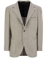 Kiton - Single-Breasted Cashmere Jacket - Lyst
