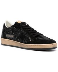 Golden Goose - Ball Star All Star Glitter Leather-blend Trainers - Lyst