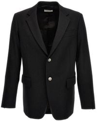 Lanvin - Wool Single Breast Blazer Jacket - Lyst