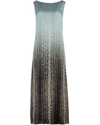 Fendi - Printed Silk Dress - Lyst