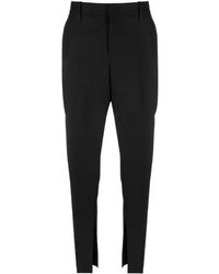 Gucci - Side-slit Tapered Trousers - Lyst