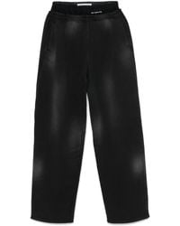 Alexander Wang - Charcoal Cotton Joggers For - Lyst