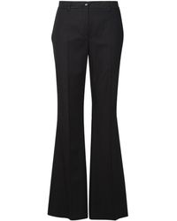 Dolce & Gabbana - Black Cotton Trousers - Lyst