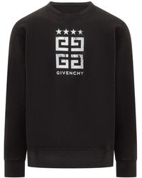 Givenchy - Stars 4g Sweatshirt In Gauzed Fabric - Lyst