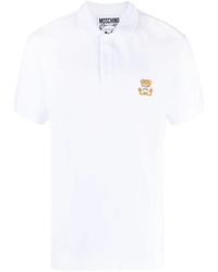 Moschino - Polo Shirt With Teddy Bear Motif - Lyst