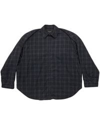 Balenciaga - Checked Flannel Shirt - Lyst