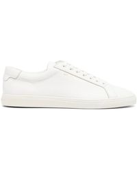 Saint Laurent - Andy Leather Sneakers - Men's - Leather/rubber - Lyst