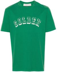 Golden Goose - Logo-Print Cotton T-Shirt - Lyst