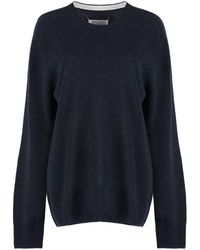 Maison Margiela - Crew-neck Wool Sweater - Lyst