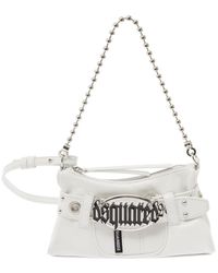 DSquared² - 'Gothic' Shoulder Bag With Belt Detail - Lyst