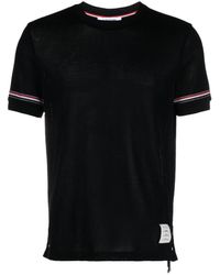 Thom Browne - Striped T-Shirt - Lyst