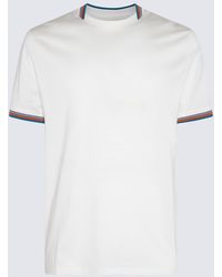 Paul Smith - White Multicolour Cotton T-shirt - Lyst
